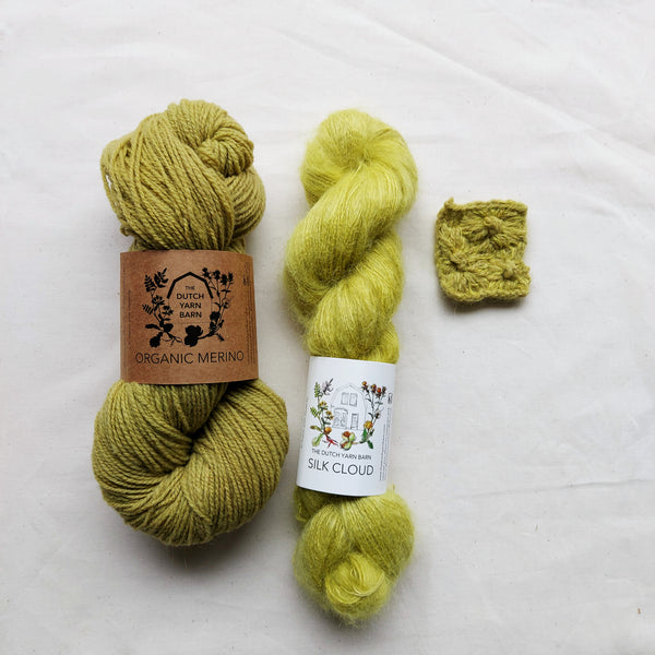 NEW IN; YELLOW Making Kit “Late Bloomer Mittens” - The naturally dyed version