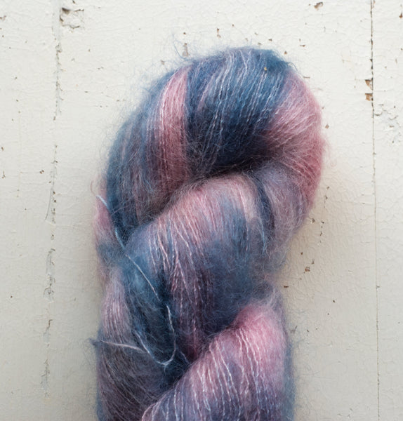 naturally dyed kidsilk yarn